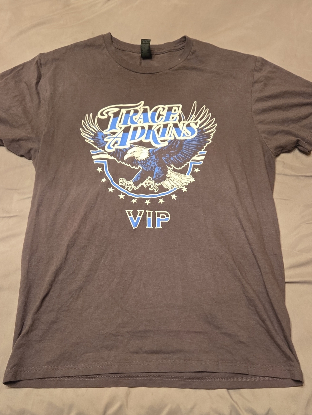 Gildan Charcoal Trace Adkins Eagle VIP Graphic Tee